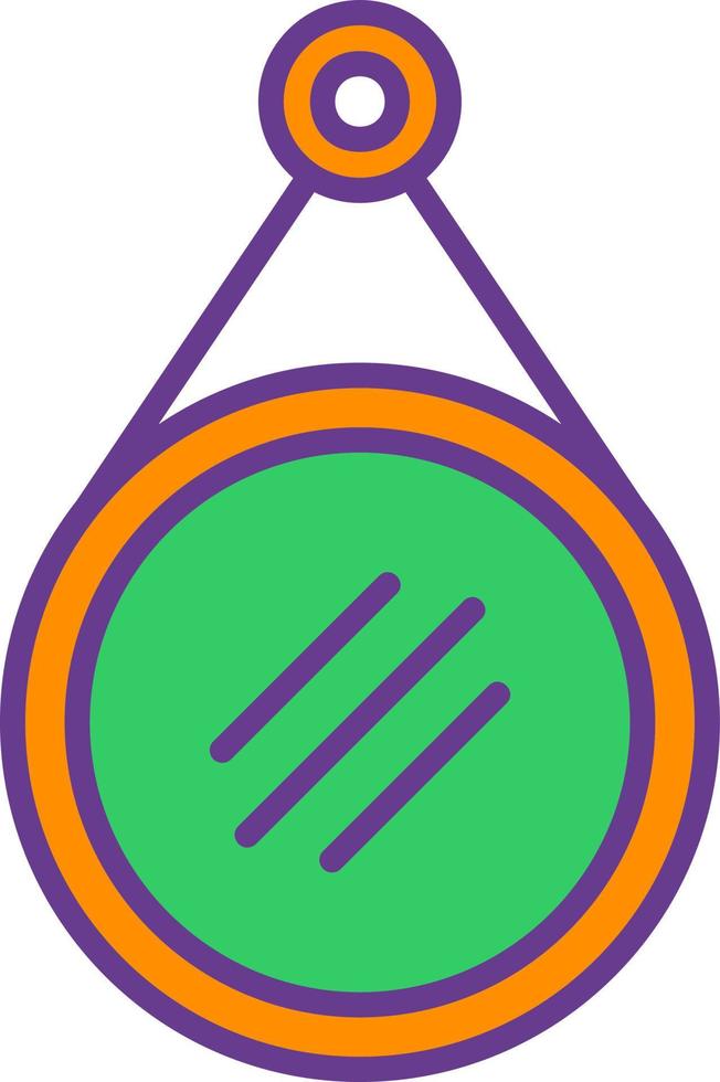 Mirror Creative Icon Design vector