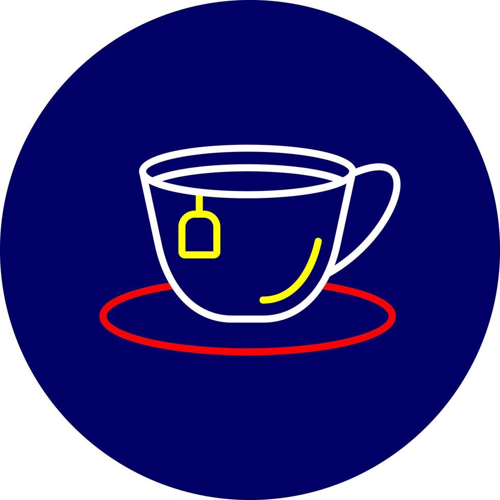 diseño de icono creativo de taza de té vector