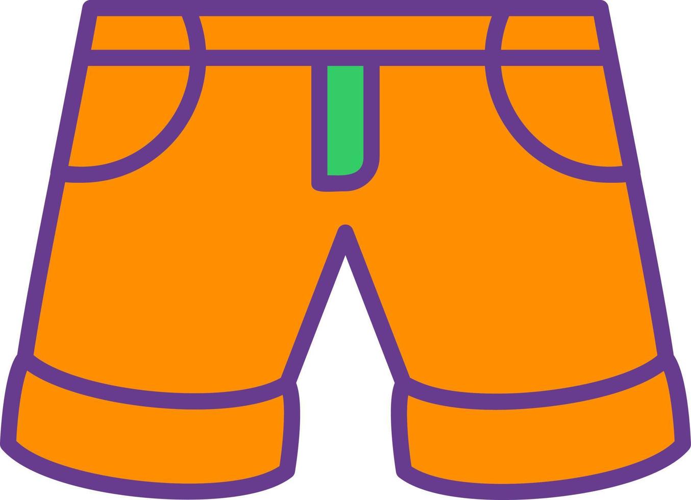 Shorts Creative Icon Design vector