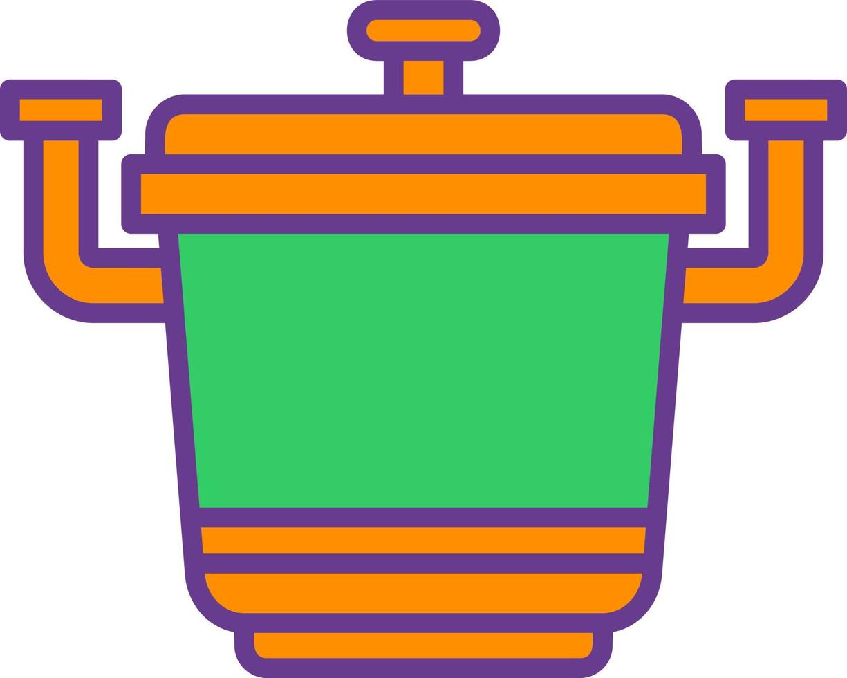 Pot Creative Icon Design vector