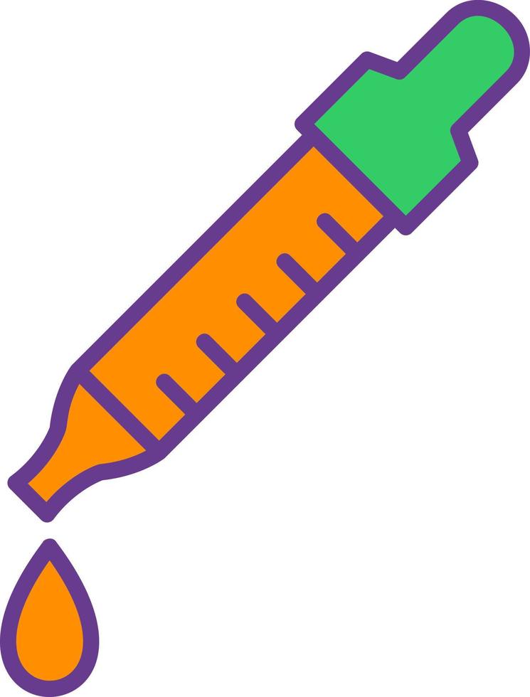 Dropper Creative Icon Design vector