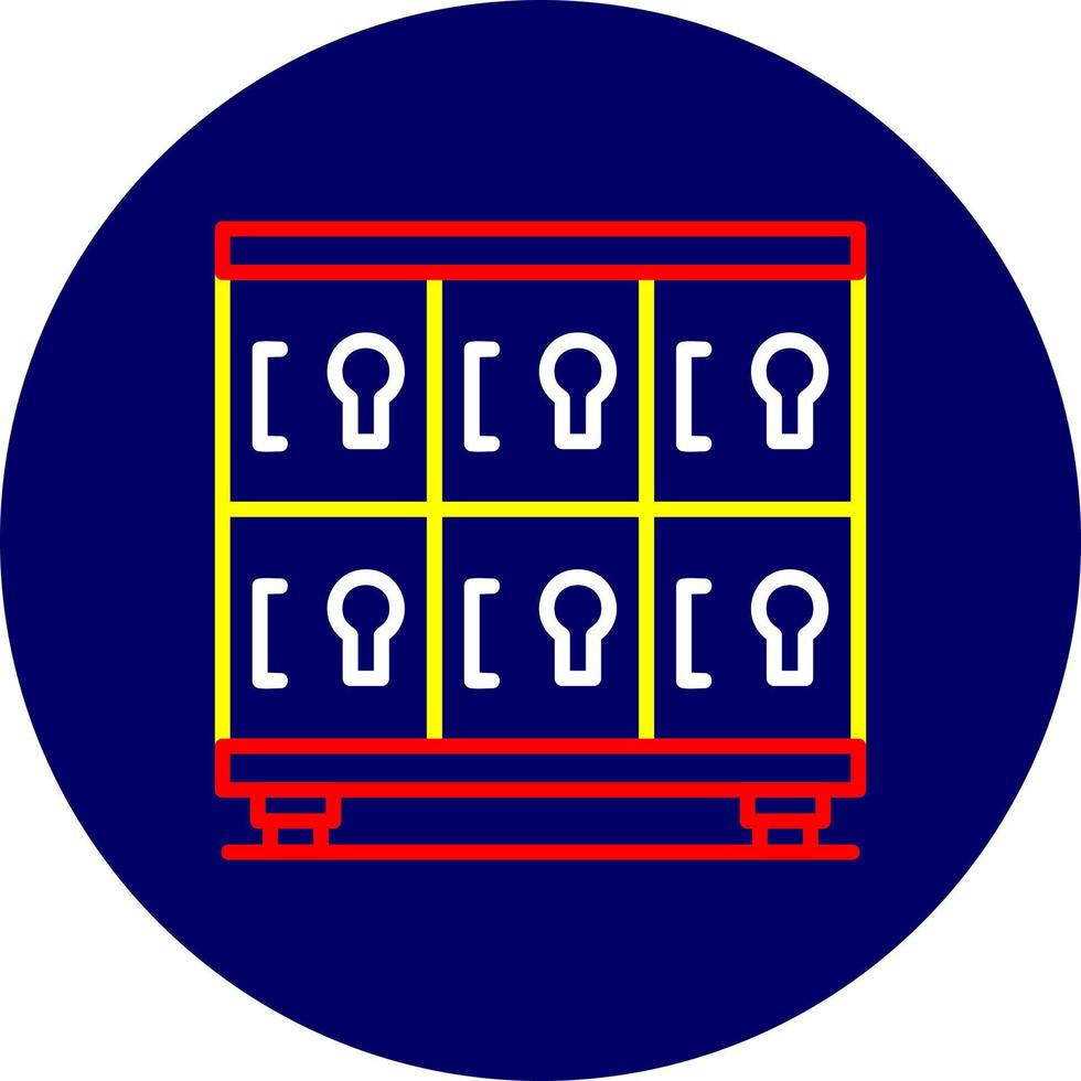 Office Locker Creative Icon Design vector