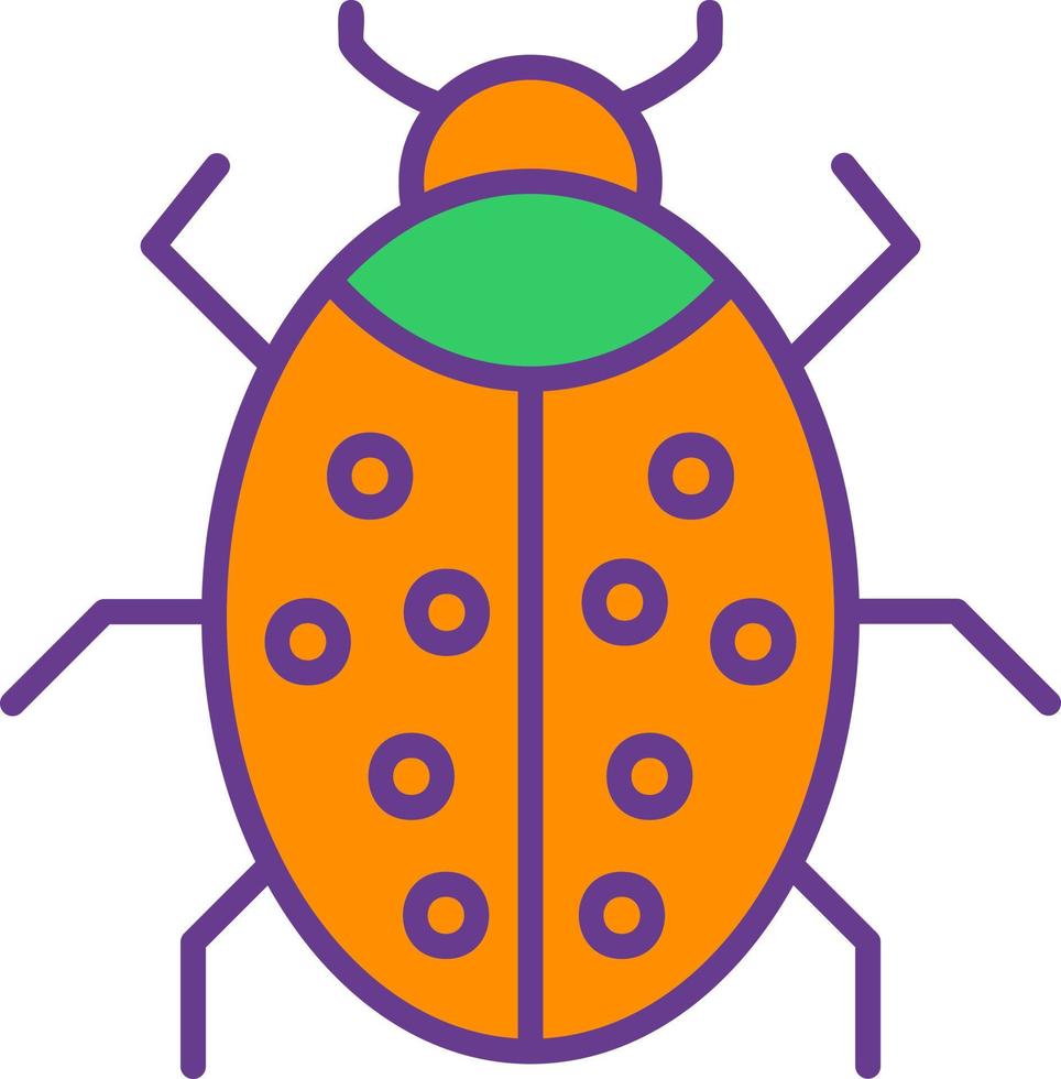 Bug Creative Icon Design vector