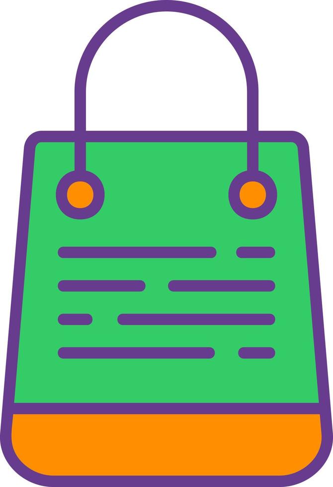 Shopping Bag Creative Icon Design vector