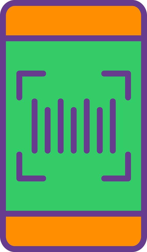 Barcode Creative Icon Design vector