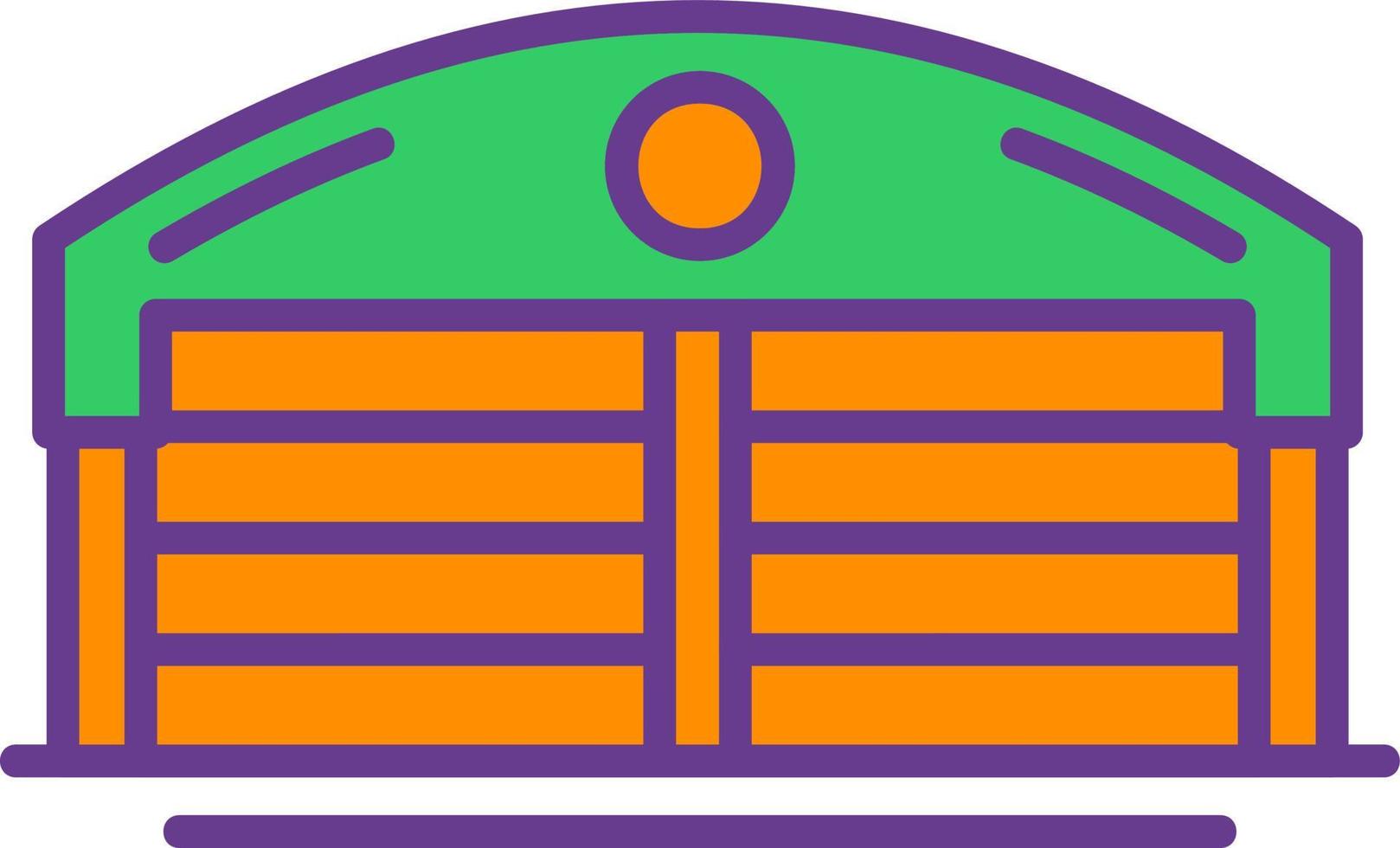 Warehouse Creative Icon Design vector