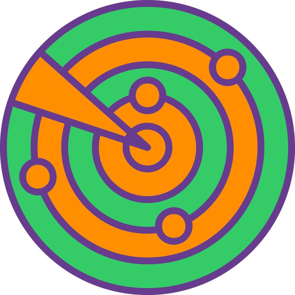 Radar Creative Icon Design vector