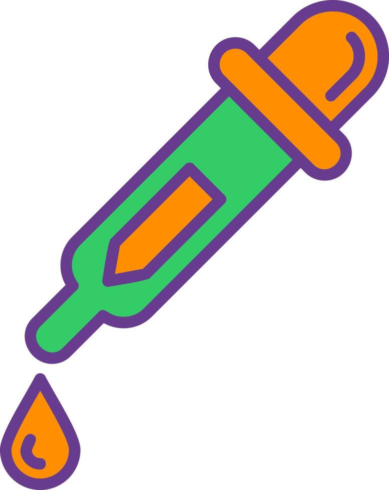 Dropper Creative Icon Design vector