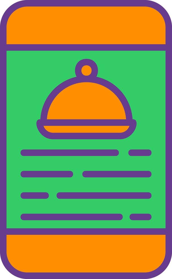 Food App Creative Icon Design vector