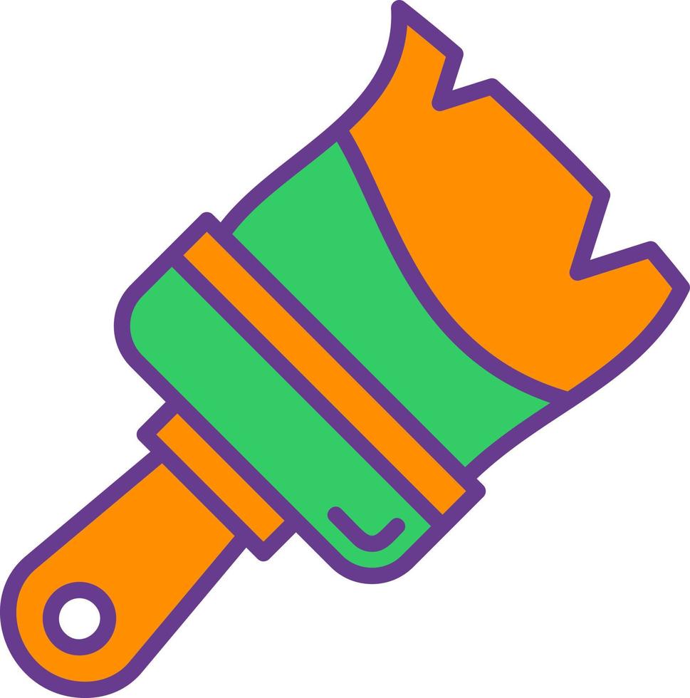 Paint Brush Creative Icon Design vector