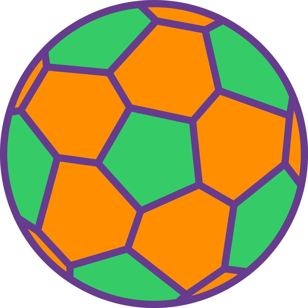 diseño de icono creativo de fútbol vector