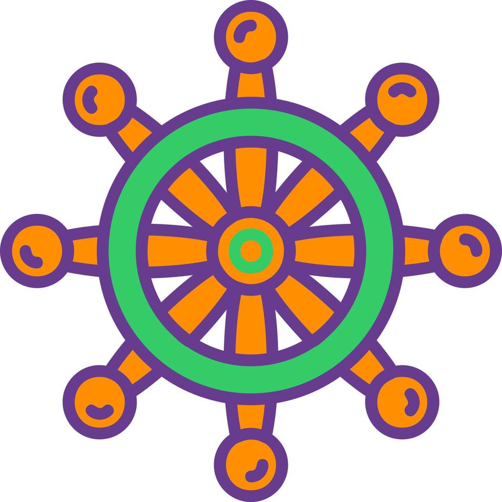 Rudder Creative Icon Design vector