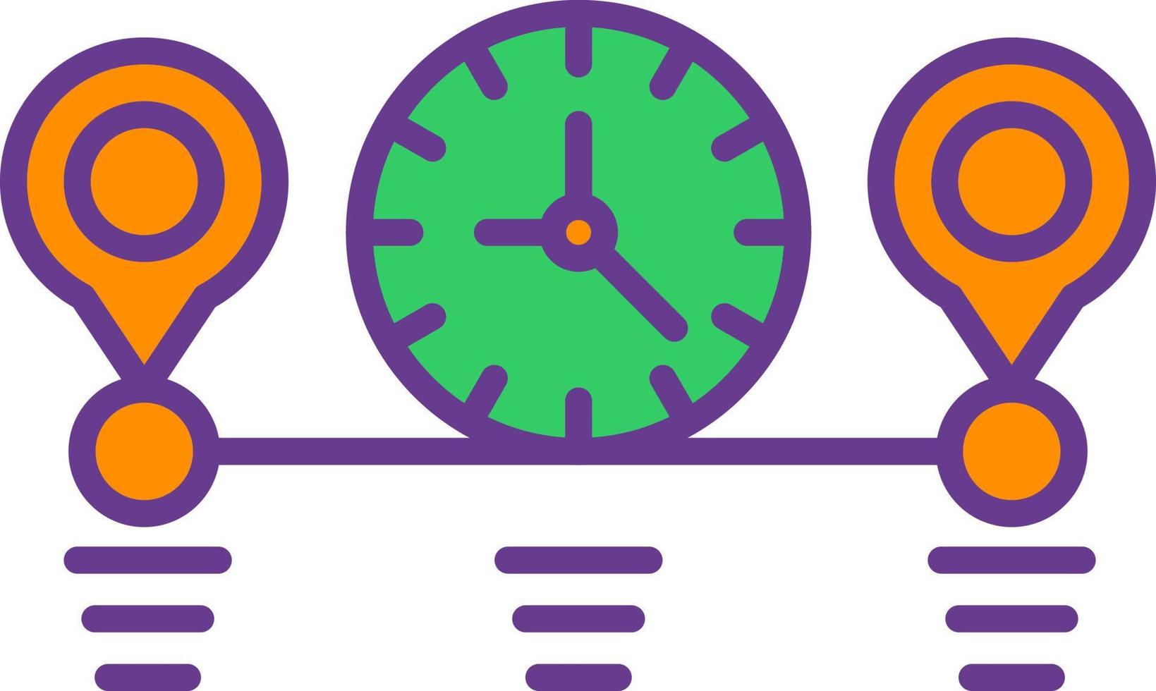 Time Line Creative Icon Design vector