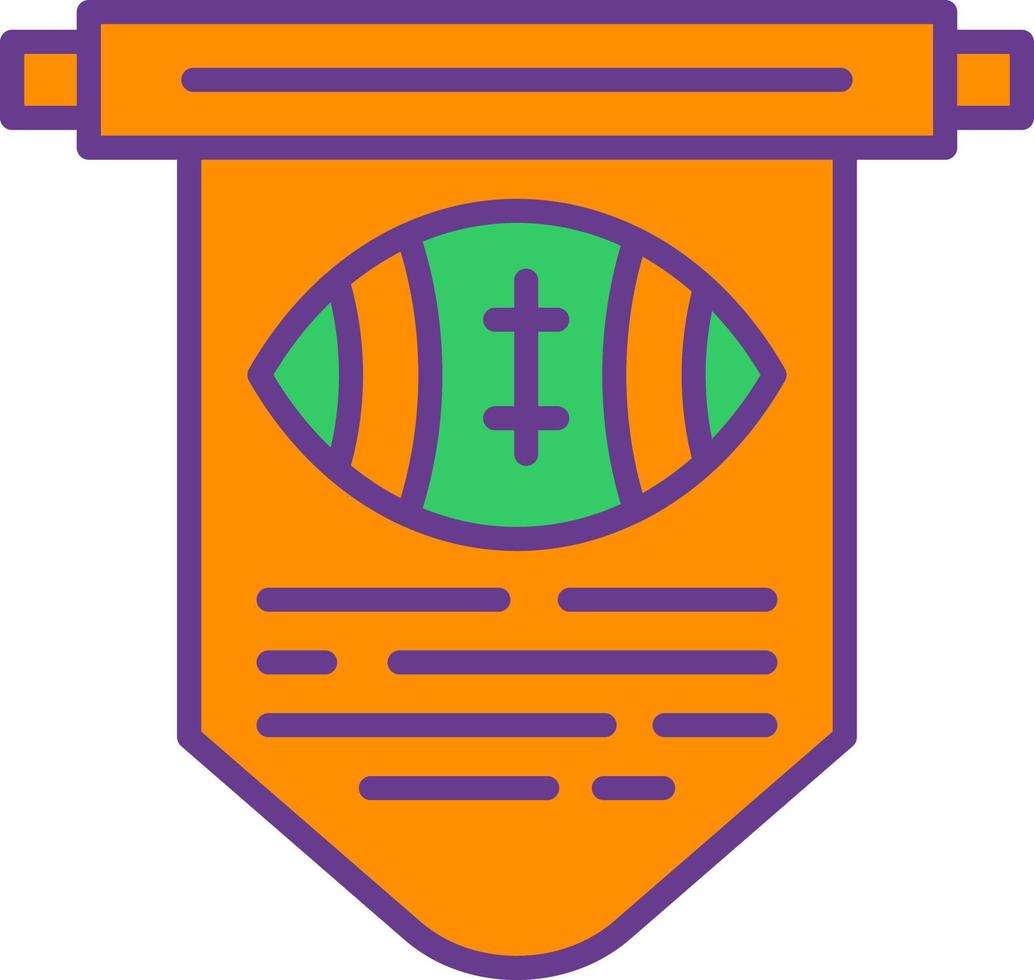 Pennant Creative Icon Design vector