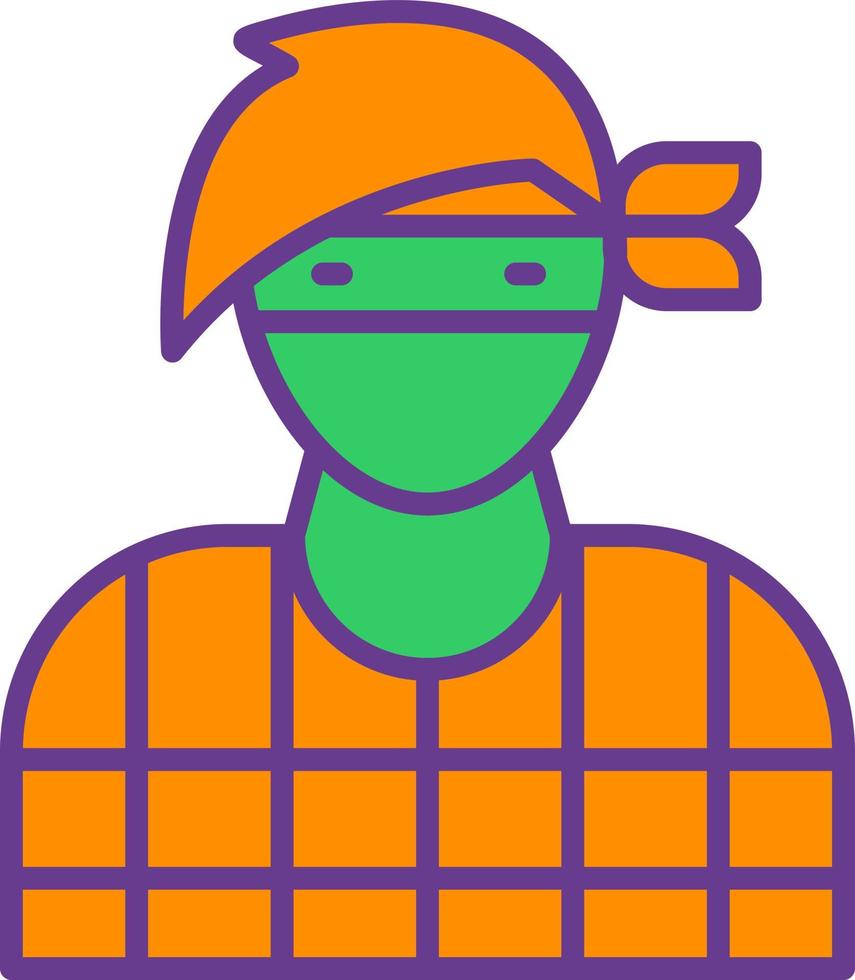 Thief Creative Icon Design vector