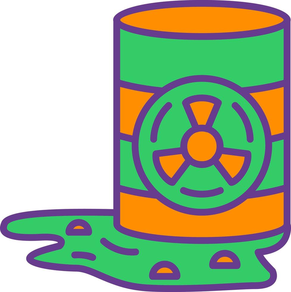 Toxic Waste Creative Icon Design vector