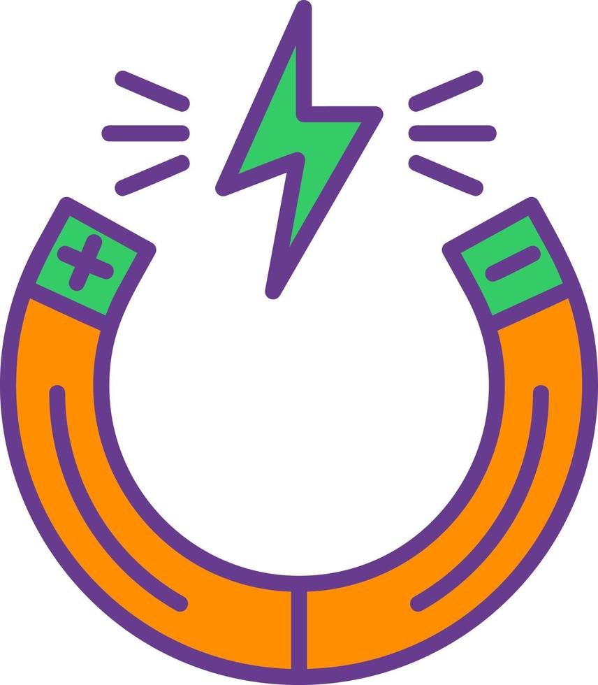 Magnet Creative Icon Design vector