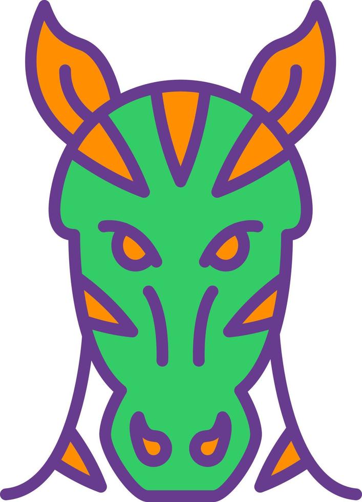 Zebra Creative Icon Design vector