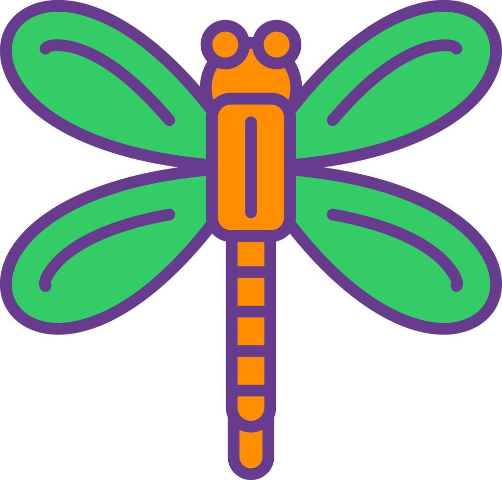 Dragonfly Creative Icon Design vector