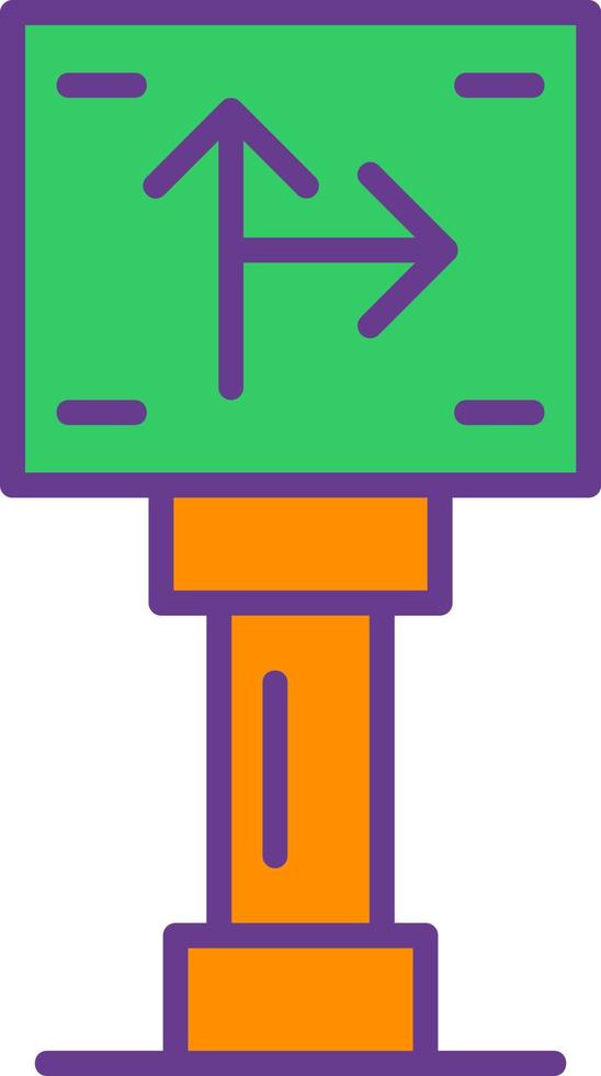Traffic Sign Creative Icon Design vector