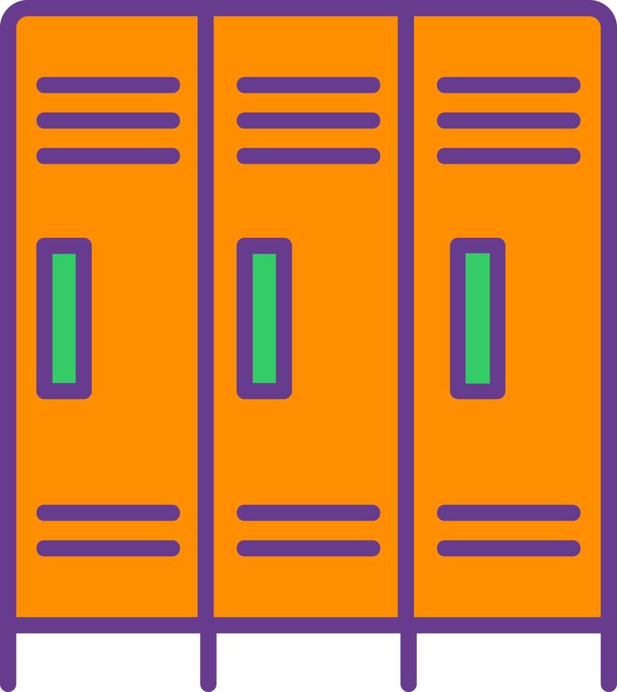 Lockers Creative Icon Design vector