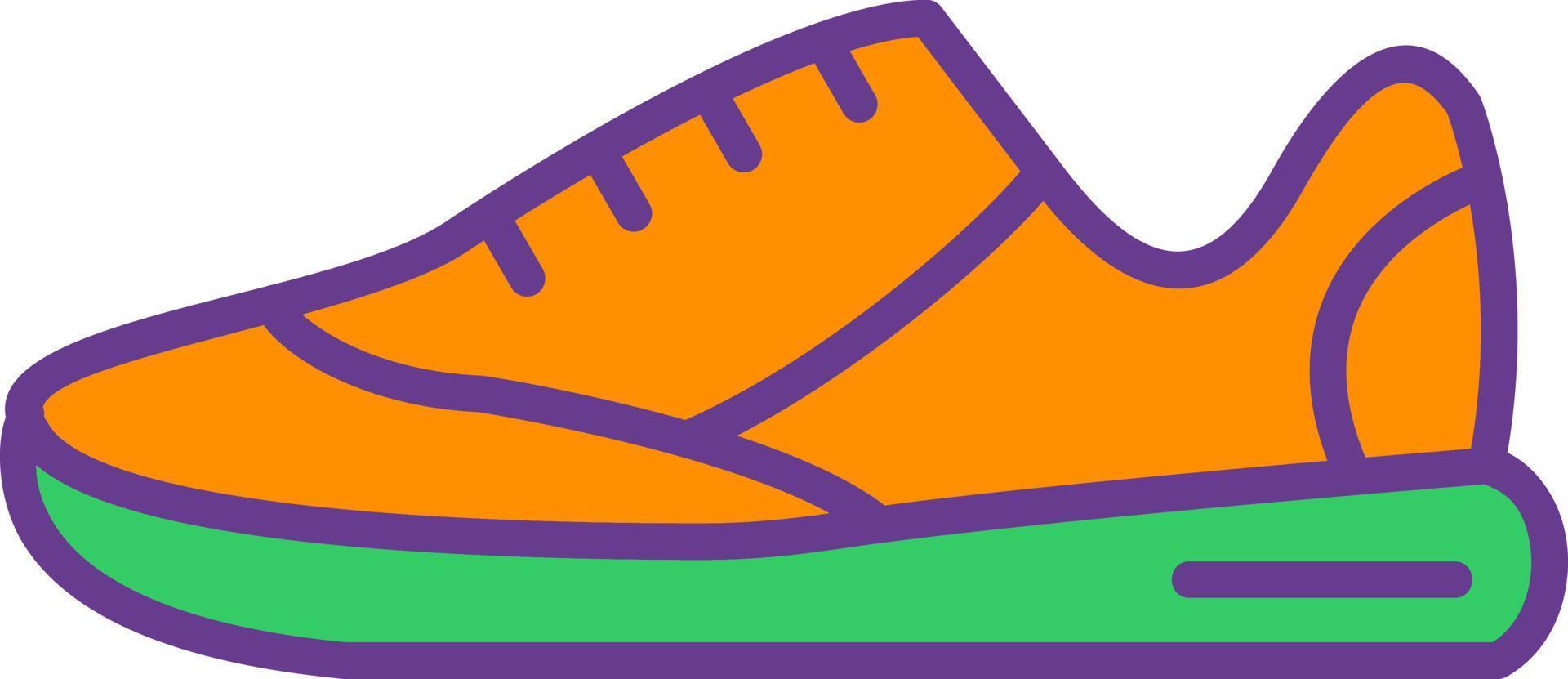 diseño de icono creativo de zapatillas vector