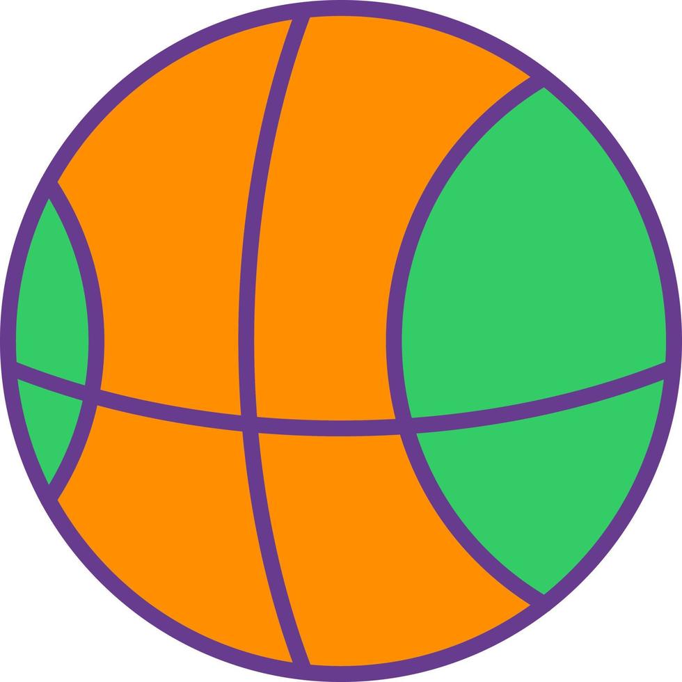 Basketball Creative Icon Design vector