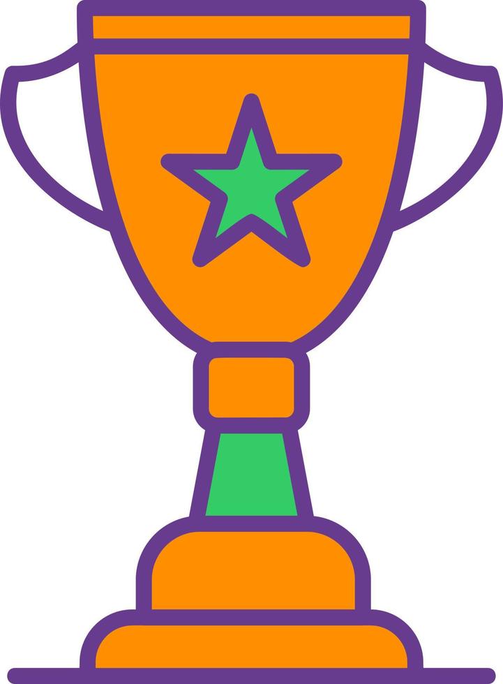 Trophy Creative Icon Design vector