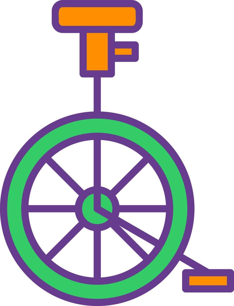 Unicycle Creative Icon Design vector