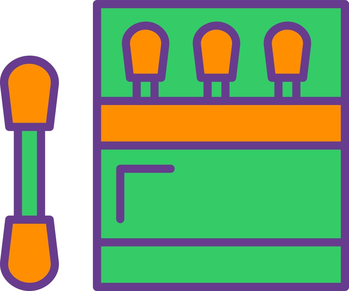 Cotton Swabs Creative Icon Design vector