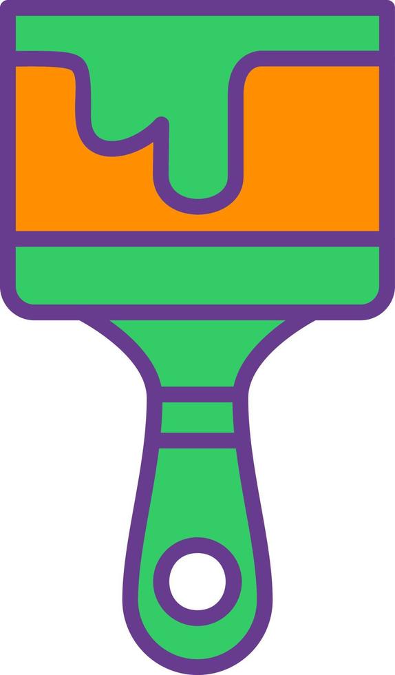Paint Brush Creative Icon Design vector