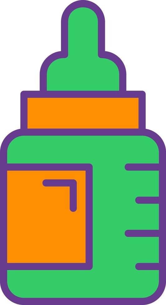 Feeding Bottle Creative Icon Design vector