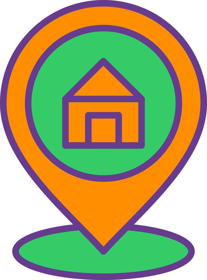 Property Location Creative Icon Design vector