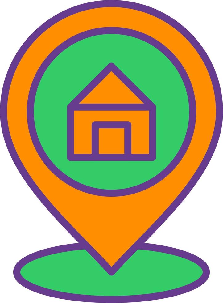 Property Location Creative Icon Design vector
