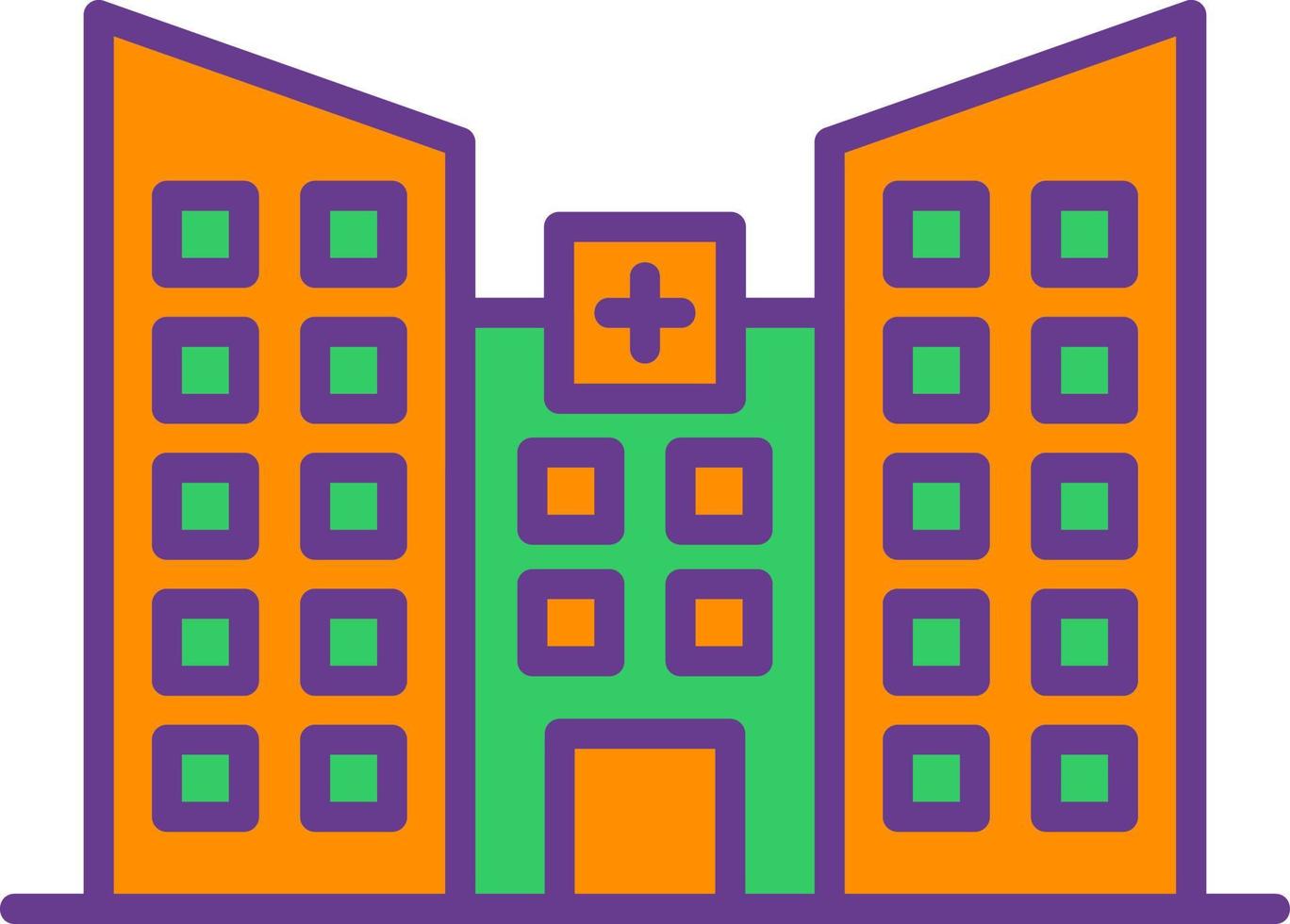 Hospital Property Creative Icon Design vector