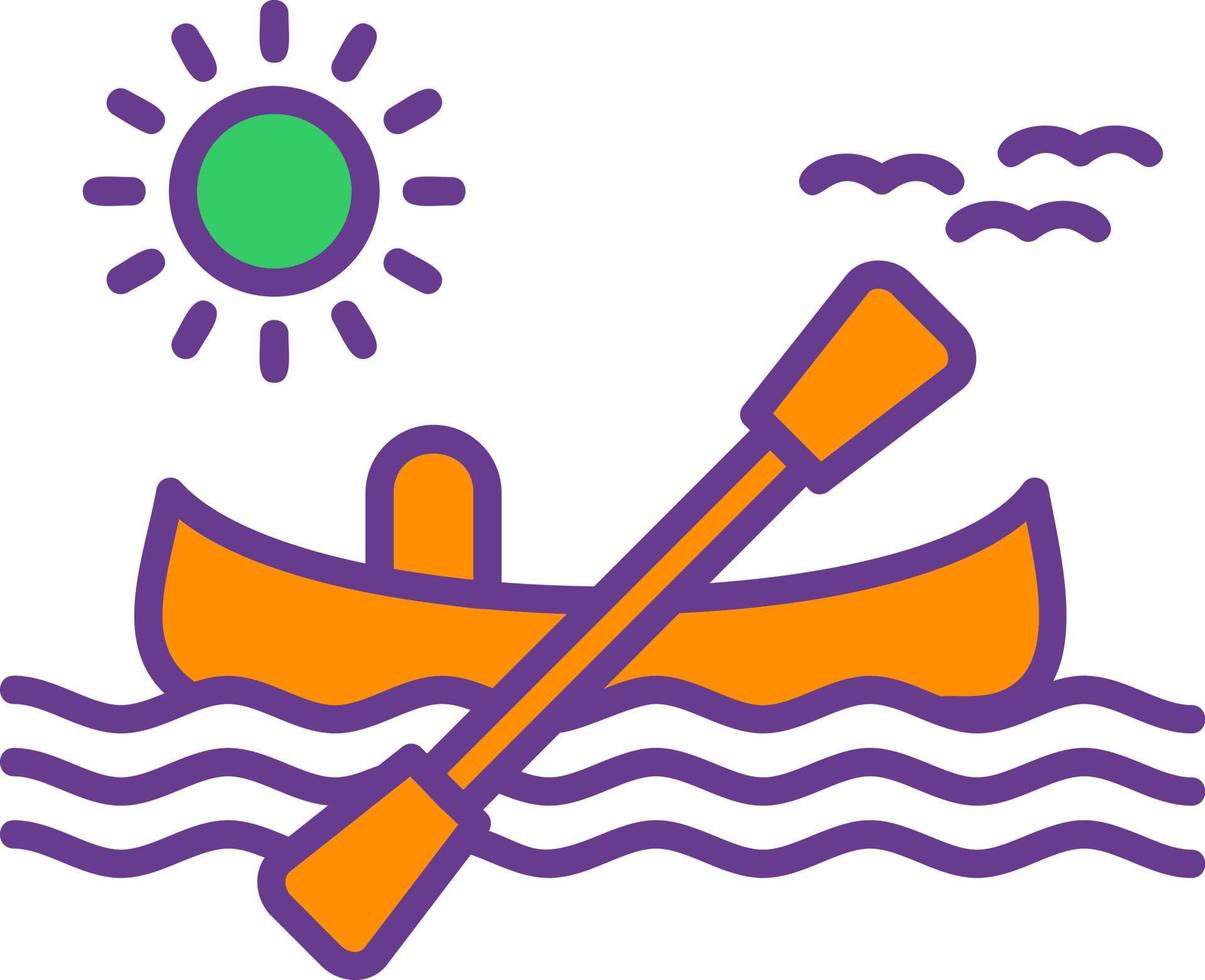 Kayak Creative Icon Design vector