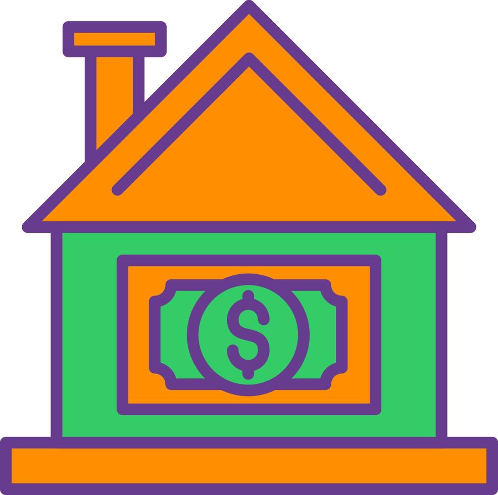 House Price Creative Icon Design vector