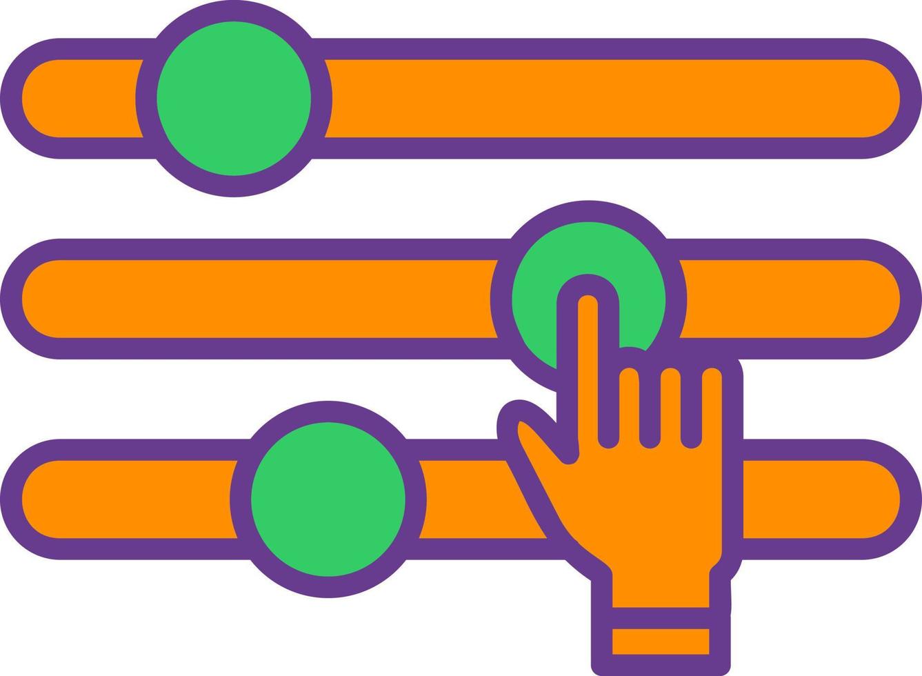 Adjust Creative Icon Design vector