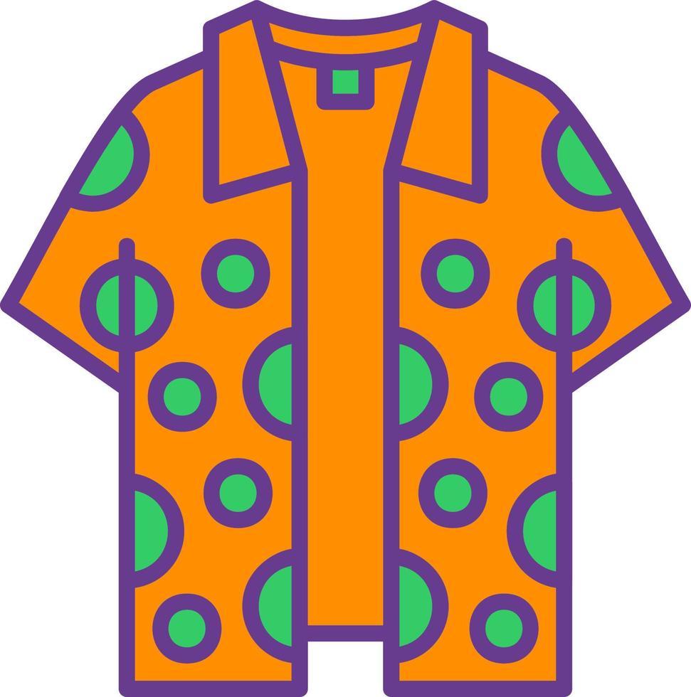 diseño de icono creativo de camisa vector