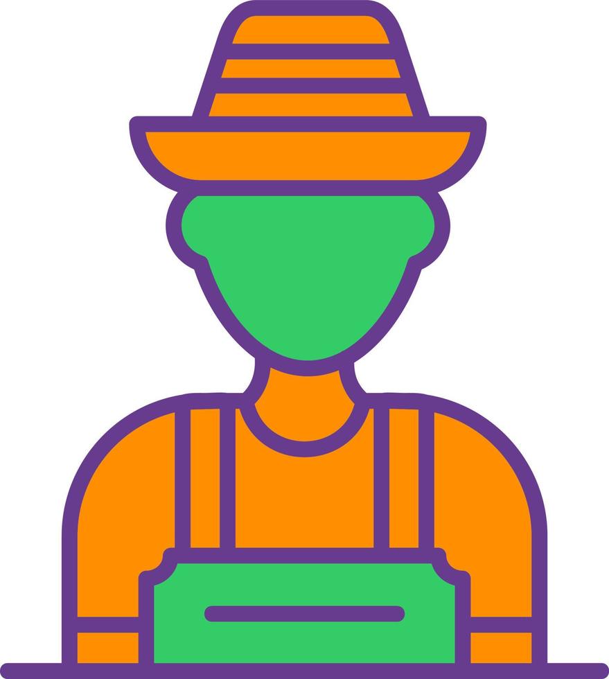 Farmer Creative Icon Design vector