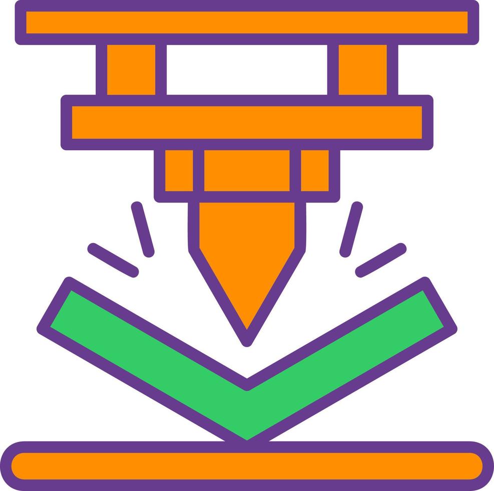 Bending Creative Icon Design vector