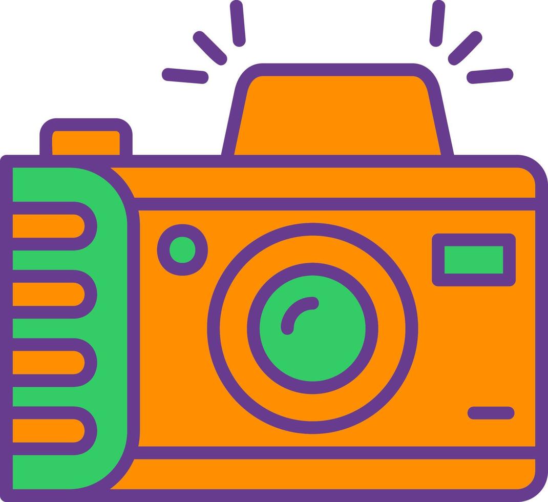 Camera Creative Icon Design vector