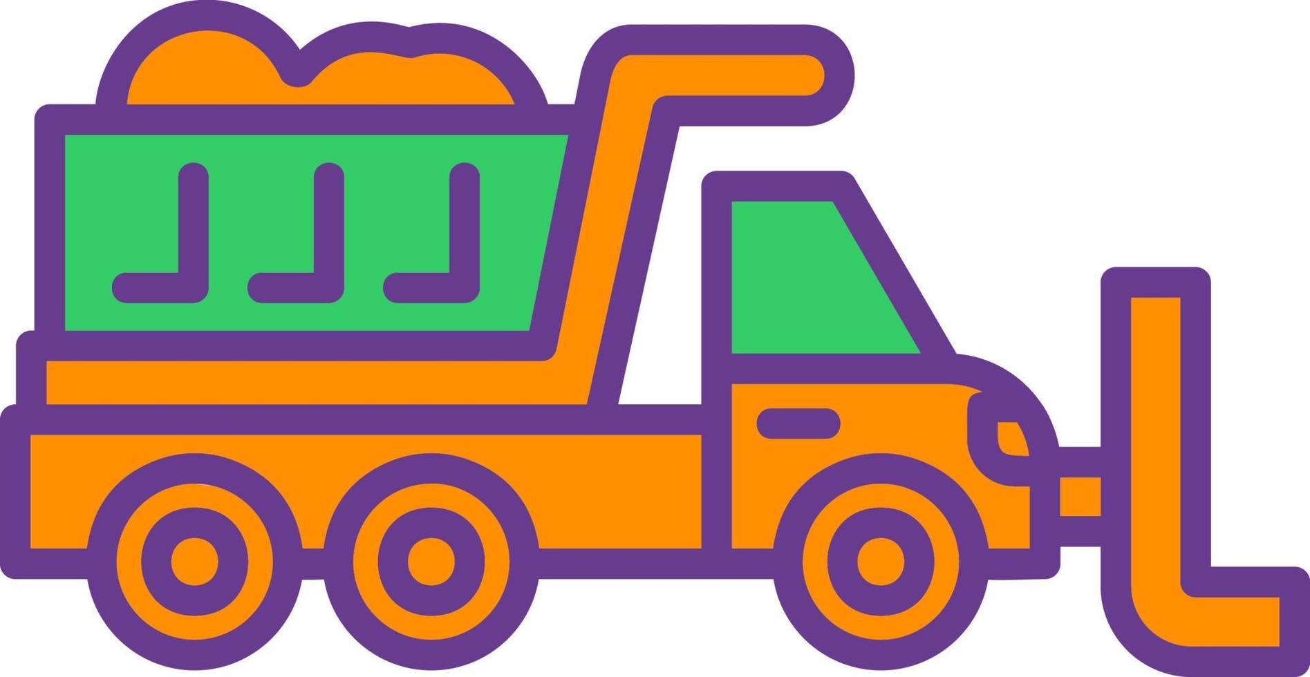 Snowplow Creative Icon Design vector