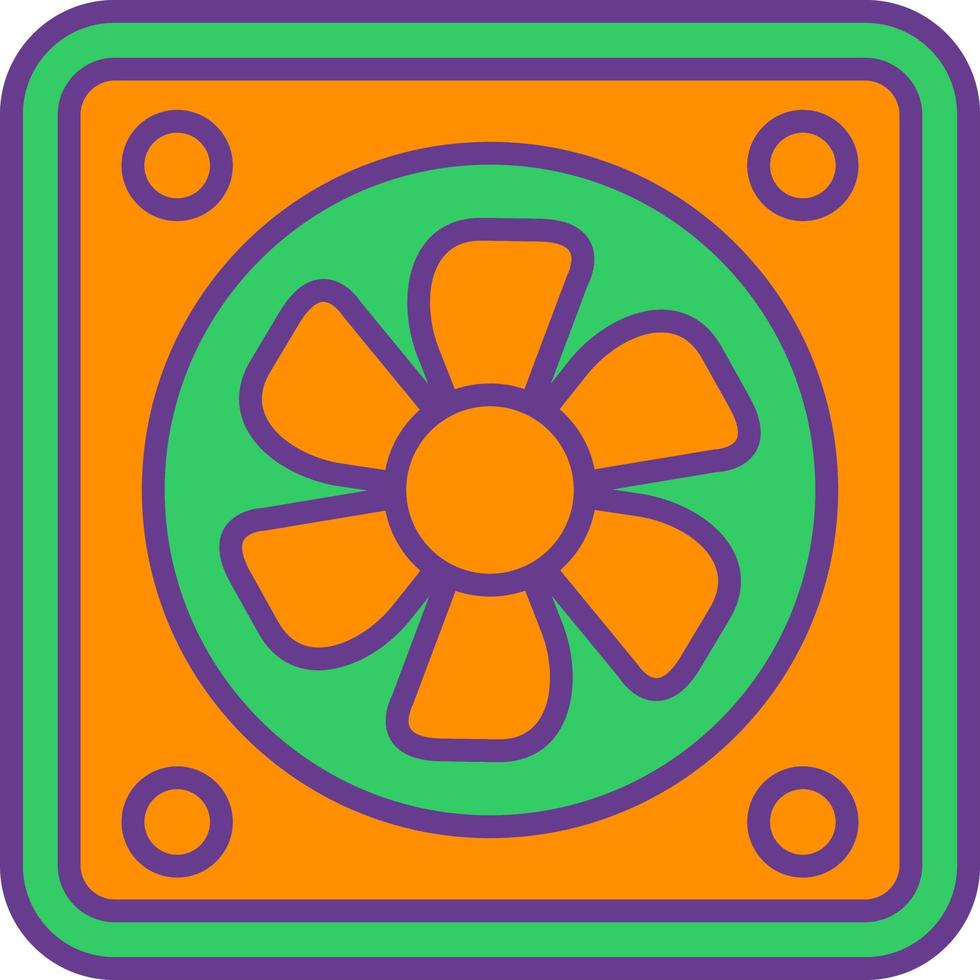 Fan Creative Icon Design vector