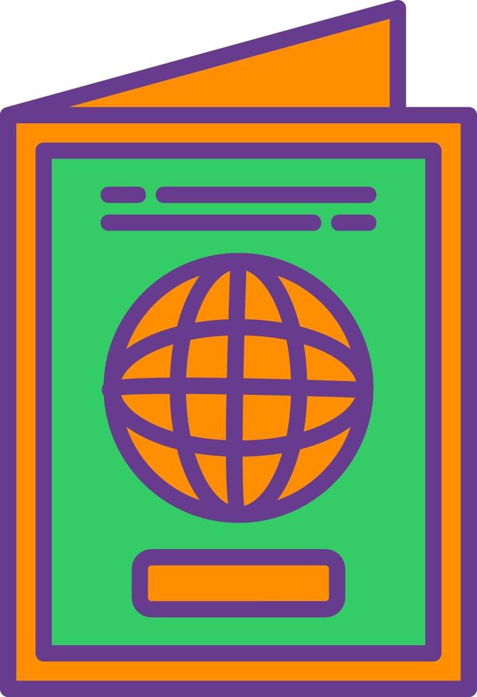 Passport Creative Icon Design vector