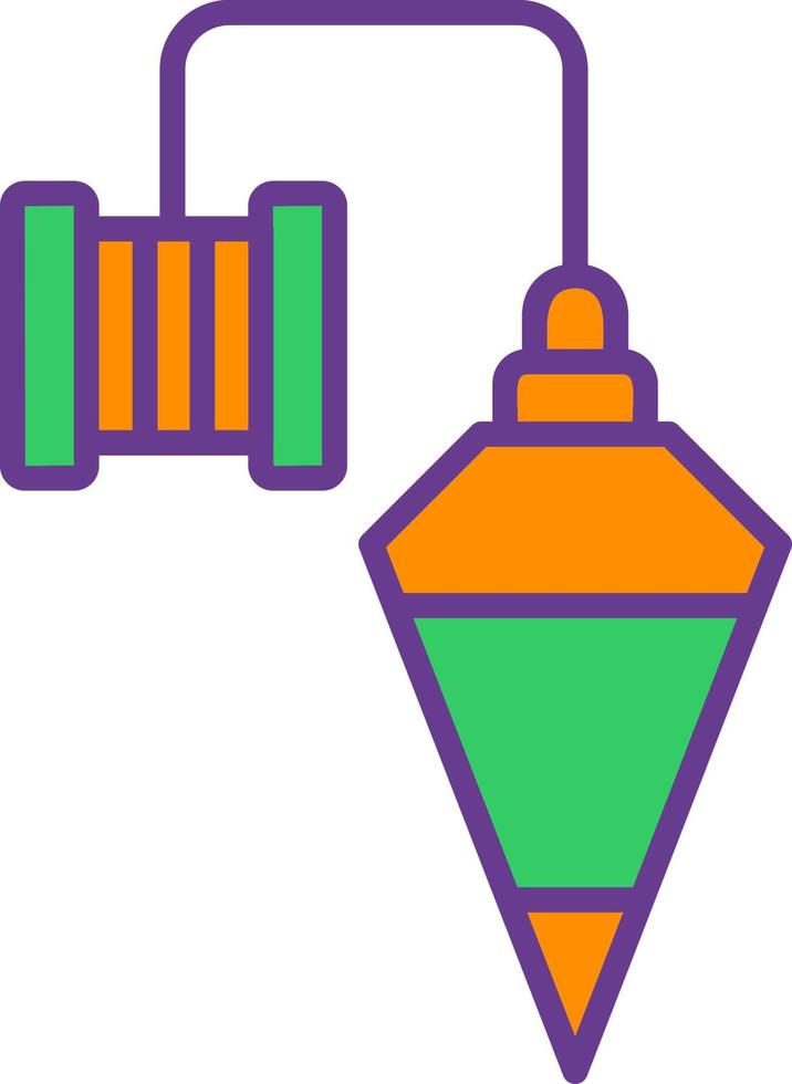 Plumb Bob Creative Icon Design vector