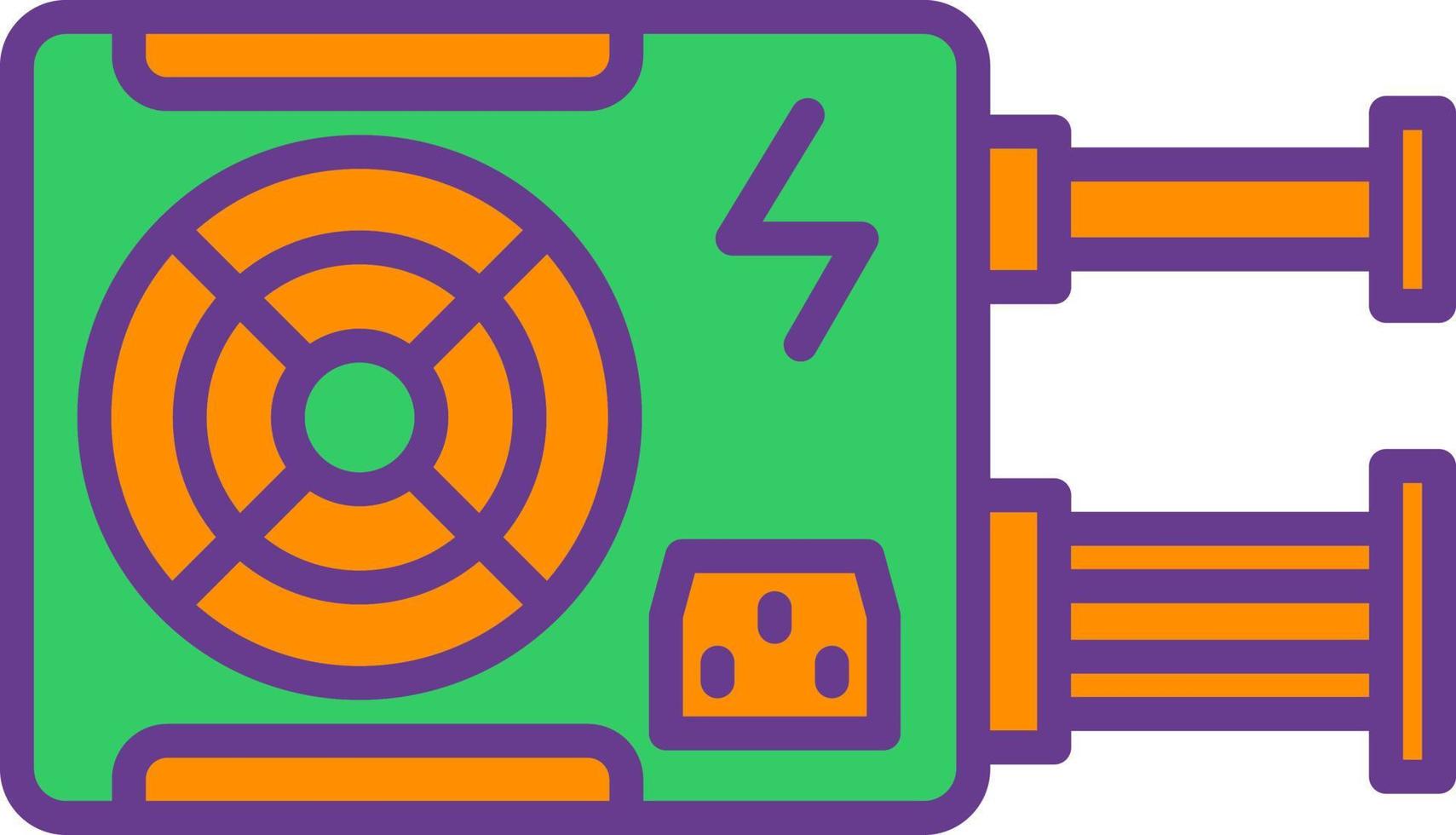 Power Supply Creative Icon Design vector