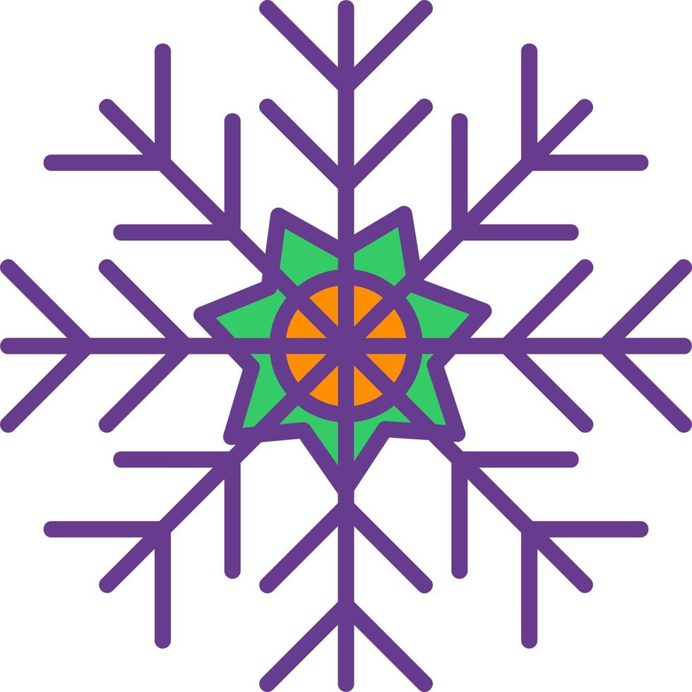 Snowflake Creative Icon Design vector