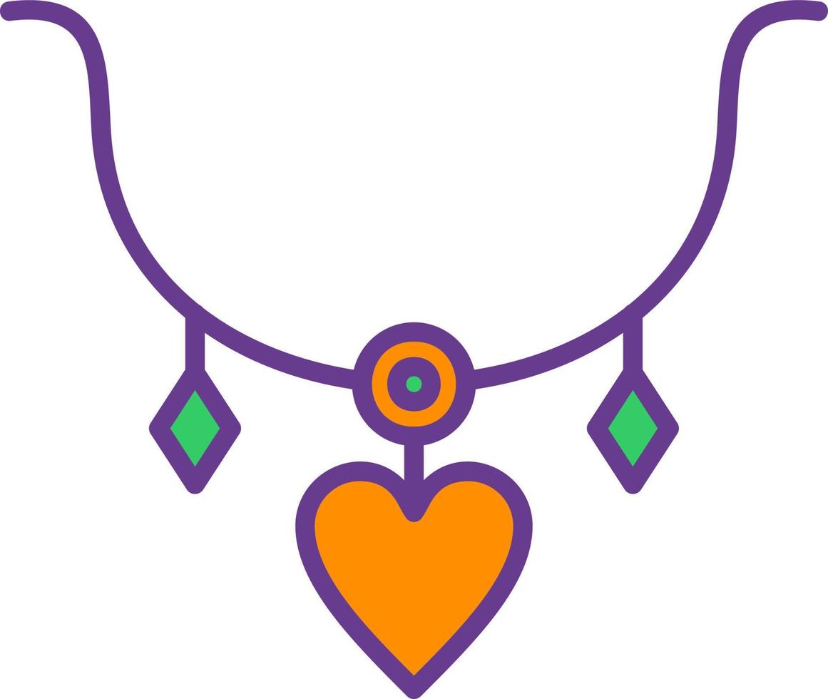 Necklace Creative Icon Design vector