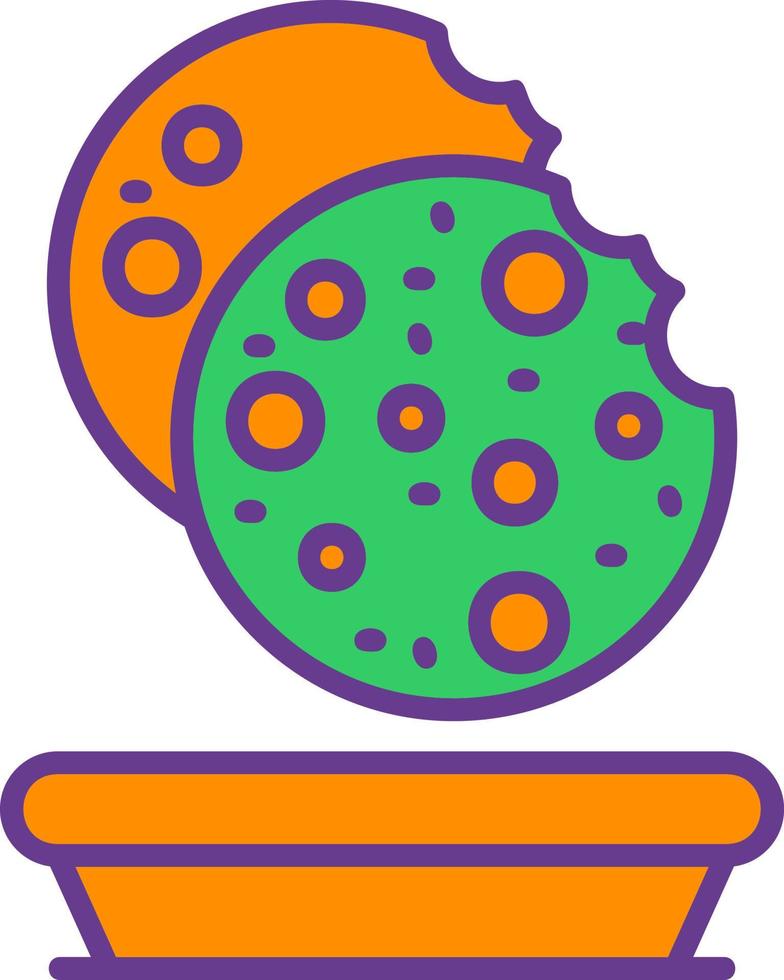 Pita Bread Creative Icon Design vector